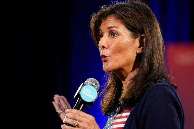 Read more about the article Nikki Haley tells N.H. voters why Trump shouldn’t be the president!